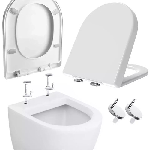 Luxury shape toilet seat - d-shape,