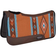 CIRCLE Y Reinsman Tacky Woven Contour 31x32in Brown Saddle Pads (277-HJ7-BNT)
