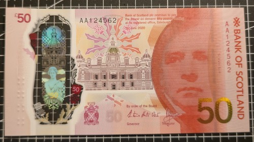 Bank scotland polymer - scotland, £50