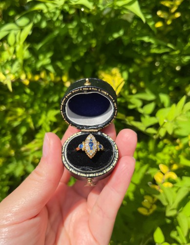 Antique 1902 edwardian 18ct - 1902,