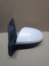 07-14 Mazda 2 N/s Passenger Door Mirror Wing Mirror Powerfold White #2410