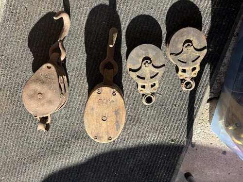 Vintage barn pulley rustic - barn,