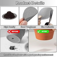 50pcs Pot Hole Mesh Pad