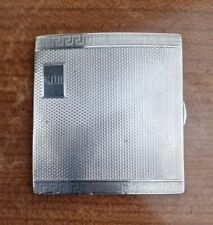 Solid Silver Cigarette Case