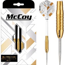 Tungsten Darts Set 22g 24g 26g grams 90% McCoy Marksman Gold
