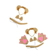 Kids Lion Costume Set Hair