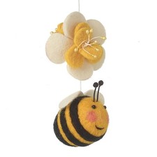 Felt Floral Bumblebee Hanging