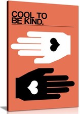 Cool To Be Kind Salmon Framed