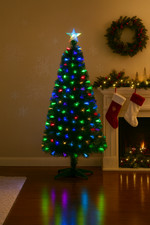 Pre Lit Green Fibre Optics