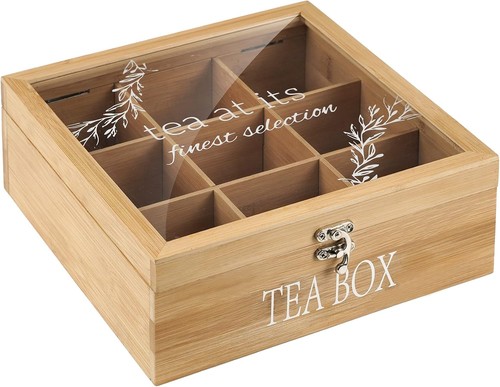 Tea box wooden - wooden,