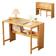 Folding Desk w/Bookshelf