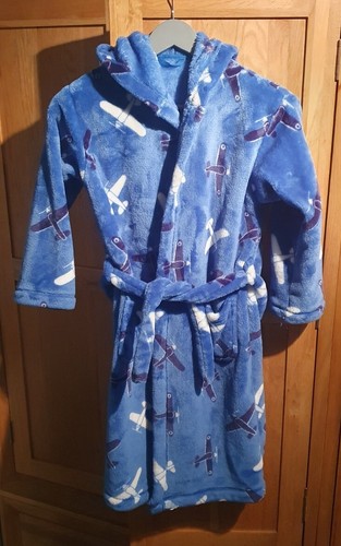 Boys dressing gown - m&s,