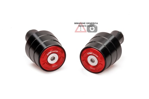 Handlebar ends gear red - handlebar,