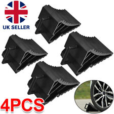 4X CAR MOTORHOME TRAILER WHEEL CHOCKS BLOCKS HEAVY DUTY CARAVAN VAN TRUCK