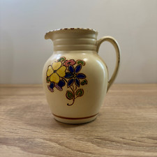 Vintage Honiton Floral Jug Art