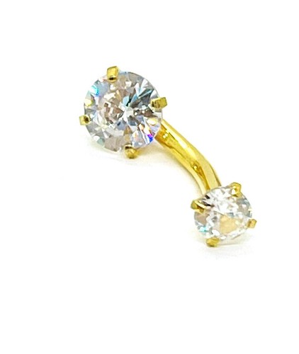 Coloured belly bar 316l - bar,