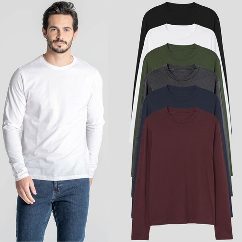 New mens long sleeve - mens, t-shirt