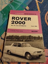 Rover P6 2000 SC TC 1963 on