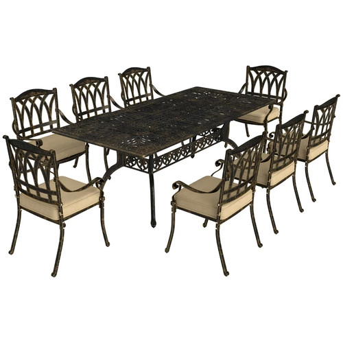 Cast aluminium garden dining - cast,