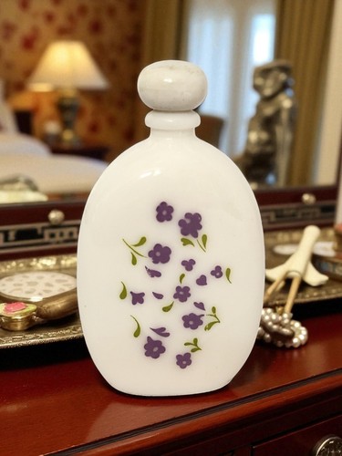 Old vintage avon milky - milky, glass