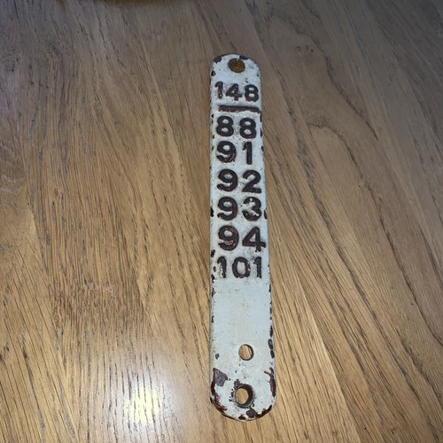Vintage cast iron signalling - cast,