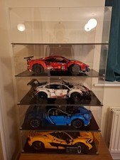 Acrylic Display Case for LEGO Technic Supercars (62×30×20 cm) | Showcase Box