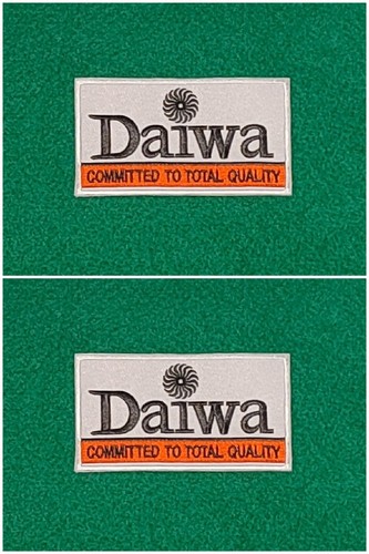 Pair white daiwa - a, patches