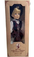 Jack of Jack & Jill Porcelain Doll , Regency Fine Arts. Boxed 