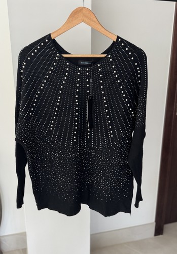 Black pearl diamante - pearl,