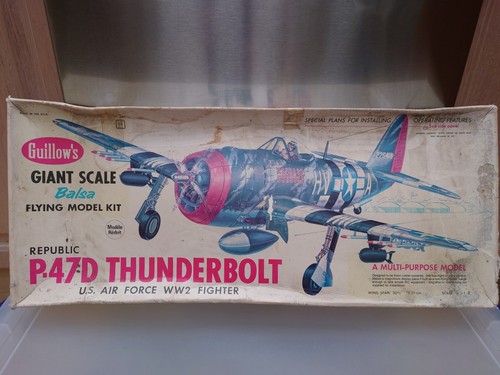 47d thunderbolt guillow s - p.47d, guillow's