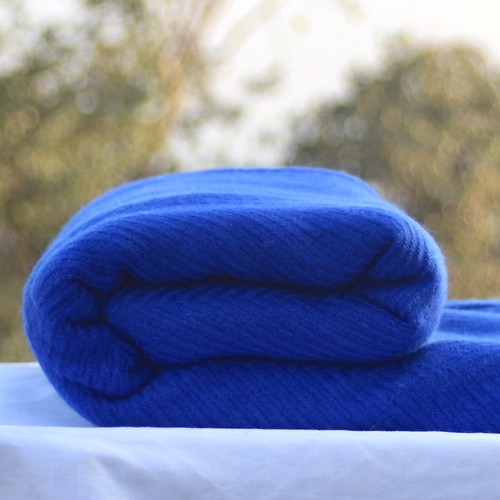 Cashmere throw blanket - throw,