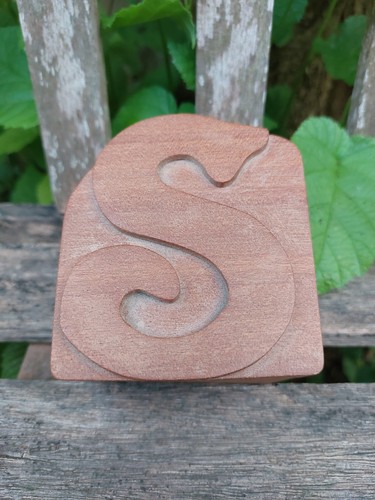 Vintage hand carved wooden - vintage,