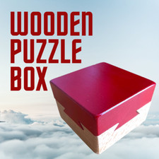 Wooden Puzzle Box - Brain