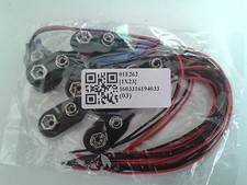 5 X PP3 9V Battery Snap Clip