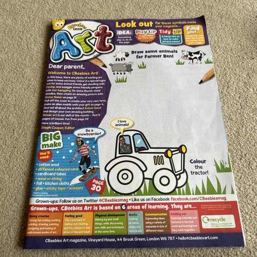 Cbeebies art magazine - cbeebies, only