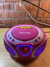 Pretty Pink CD Player & Radio