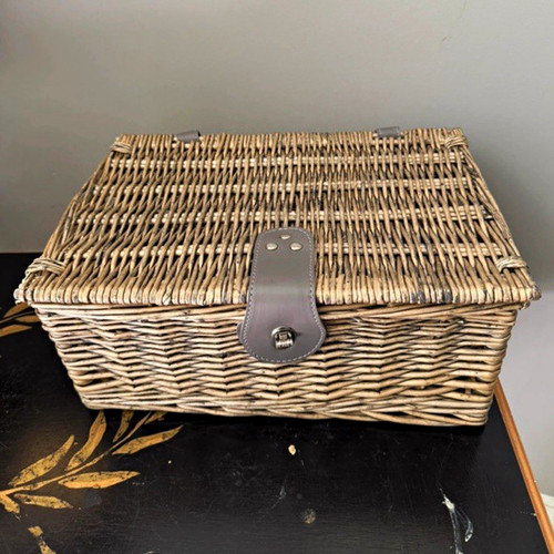 Rectangular wicker storage - wicker,