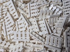 Lego 33303 Fence 1x4x2 Paled (Picket) White Pack of 20 BRAND NEW.