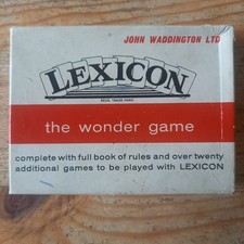 Vintage Waddingtons Game - Lexicon Card Game