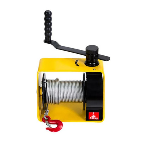 Hand cranked winch manual - hand-cranked,