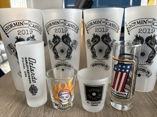 Harley davidson shot glasses - shot,