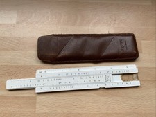 aristo simplex no812 slide rule in leather case Vintage