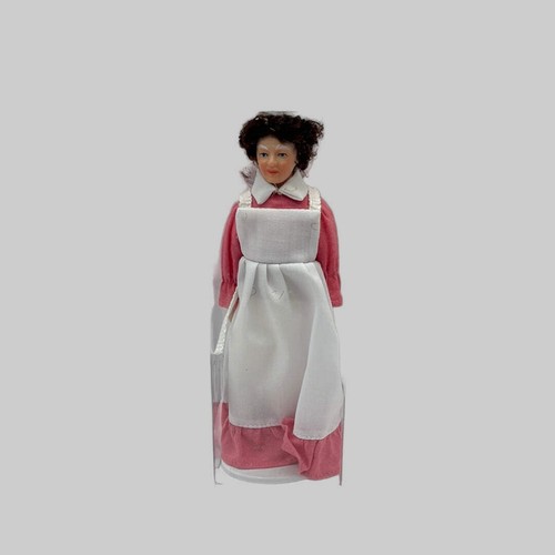 Dolls house cook pink - dolls,