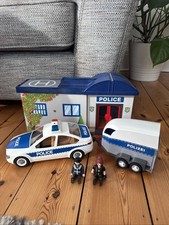 Police Station With Car And 2