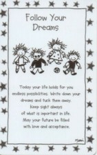 WALLET CARDS.  Sentiment