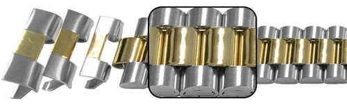 Silver gold watch - silver, bracelet