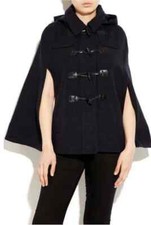Womens Faux Wool Cape Coat