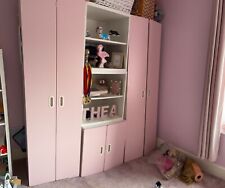 Girls bedroom wadrobes and shelves