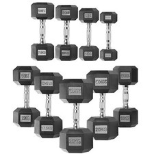 Hex Dumbbells Set Weights Pair