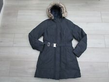 The North Face Womens Arctic Parka 550 Down Hyvent Rain Coat M Blue Hooded